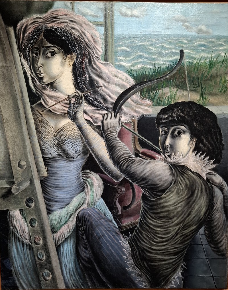 Slikarka sa stelcem 1936. Milena Pavlović Barilli