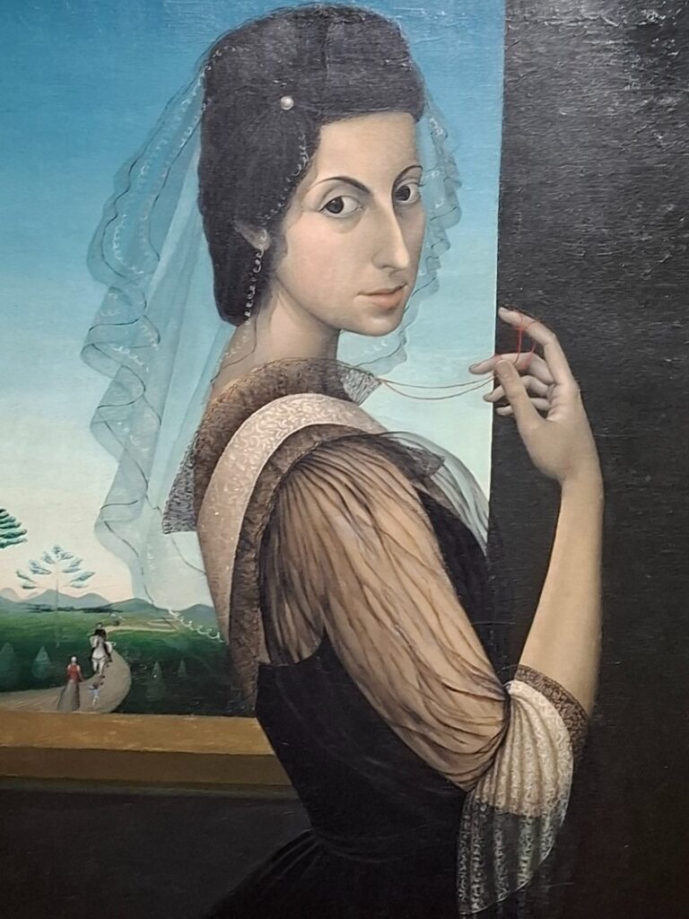 Autoportret sa velom 1939. Milena Pavlović Barilli